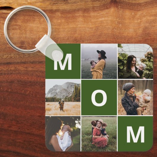Mama Foto Schlüsselanhänger für den Muttertag (Vorderseite)