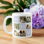 Mama Foto Square Gird Monogramm & Personalisiert Kaffeetasse