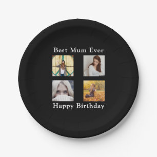 Mama Foto Template Best Mutter Geburtstag Instagra Pappteller