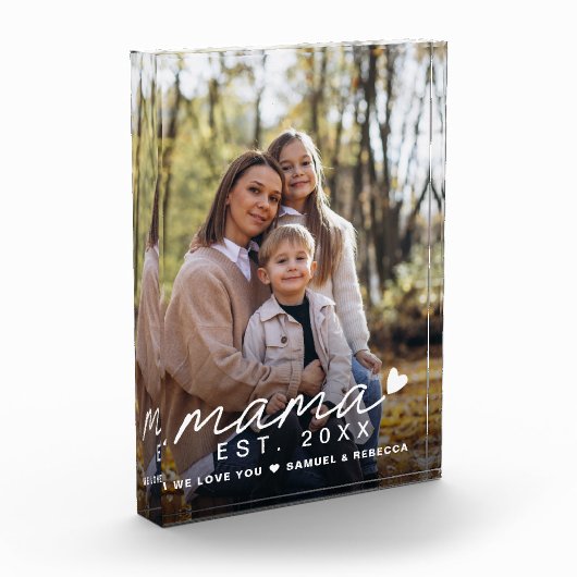 Mama Foto überlagert Muttertag (Links)