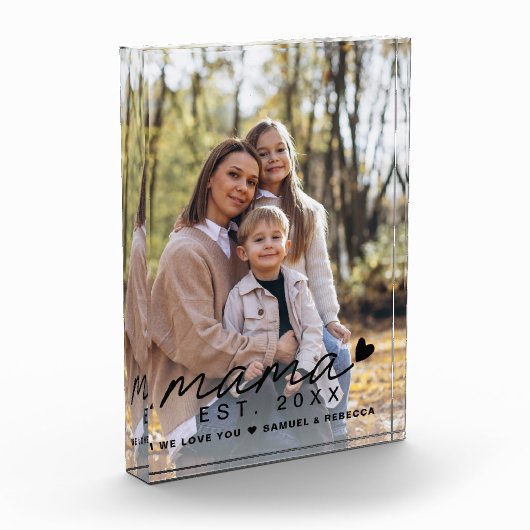 Mama Foto überlagert Muttertag (Links)