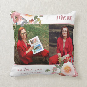 Mama Foto Wir Liebe Ihnen Muttertagsgeschenk Flora Kissen