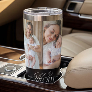 Mama Fotocollage Erstes Muttertags-Andenken Gesche Thermobecher