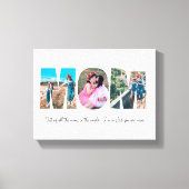 Mama FotoCollage Leinwand (Vorderseite)