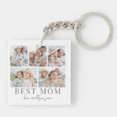 Mama FotoCollage Schlüsselanhänger (Rückseite)