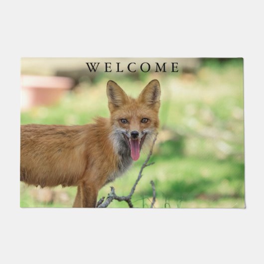 Mama Fox im Hudson Valley Fußmatte (Vorderseite)