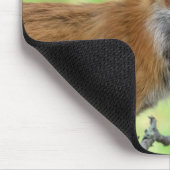 Mama Fox im Hudson Valley Mousepad (Ecke)