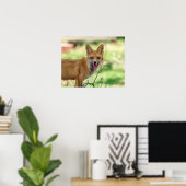 Mama Fox im Hudson Valley Poster (Heimbüro)
