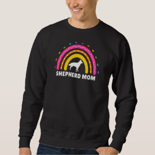 Mama Frauen Deutsche Schäferin Frauen Regenbogen D Sweatshirt