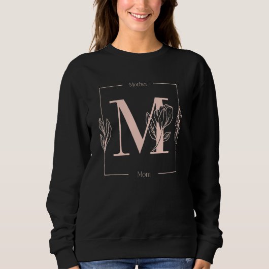 Mama Frauen und Blume Sweatshirt (Vorderseite)