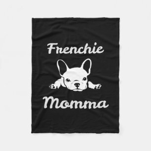Mama. French Bulldog Liebhaber Mutter  Fleecedecke