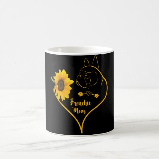 Mama Frenchie Niedliche Frenchie Lovers Kaffeetasse (Mittel)