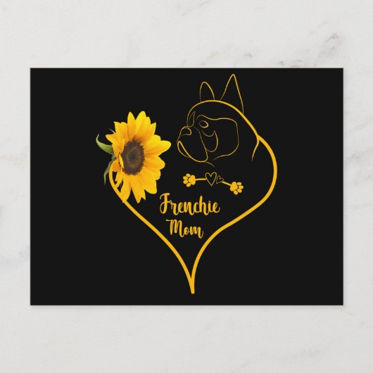 Mama Frenchie Niedliche Frenchie Lovers Postkarte (Vorderseite)