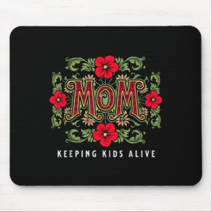 Mama freut sich, dass Kinder am Leben sind Lustige Mousepad