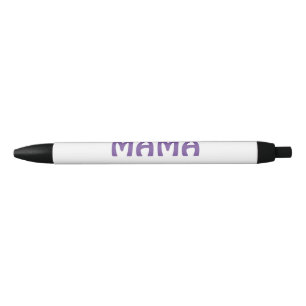 Mama frohe Mütter Retro Lila Namenstext Vint Kugelschreiber