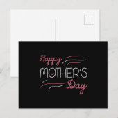 Mama - Fröhlicher Muttertag Postkarte (Vorne/Hinten)