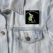 Mama Frosch auf, um Mama-Verrücktheit Roller-Gesch Button (Beispiel)