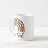 Mama Fuel Boho Rainbow Mthers Day Kaffeetasse (Vorderseite Links)