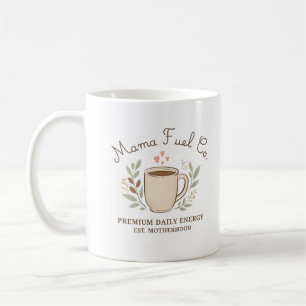 Mama Fuel Co. Cozy Coffee Mom Design Kaffeetasse