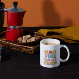 Mama Fuel Coffee & Chaos - Funny, Geschenkt Mama Kaffeetasse