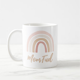 Mama Fuel Pink Boho Rainbow Mothers Day Kaffeetasse