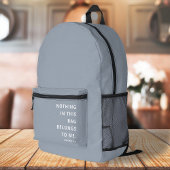 Mama | Fun Slogan Moderne Minimalistische Muttersc Bedruckter Rucksack