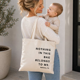 Mama | Fun Slogan Moderne Minimalistische Muttersc Tragetasche