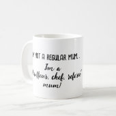 Mama Funny beschäftigt Mama Muttertagsgeschenk Kaffeetasse (Vorderseite Links)