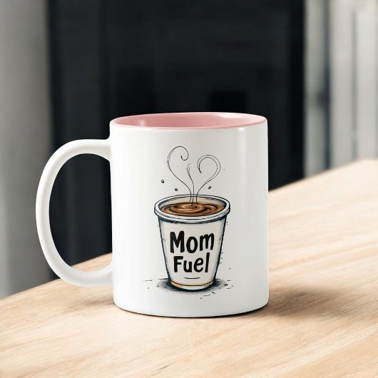 Mama | Funny Coffee Lover Mama Geschenk | Zweifarbige Tasse