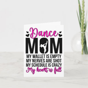 Mama Funny Dancing Mama Ein Tänzer Mama Tanz Karte