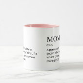 Mama Funny Lovely Definition Tasse (Zentrum)