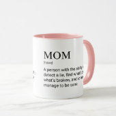 Mama Funny Lovely Definition Tasse (VorderseiteRechts)