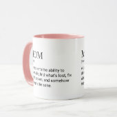 Mama Funny Lovely Definition Tasse (Vorderseite Links)