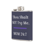 MAMA Funny Sarcastic Sprichwort Flachmann (Links)