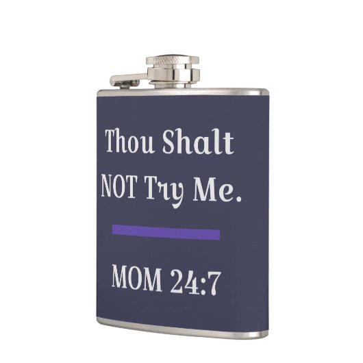 MAMA Funny Sarcastic Sprichwort Flachmann (Links)