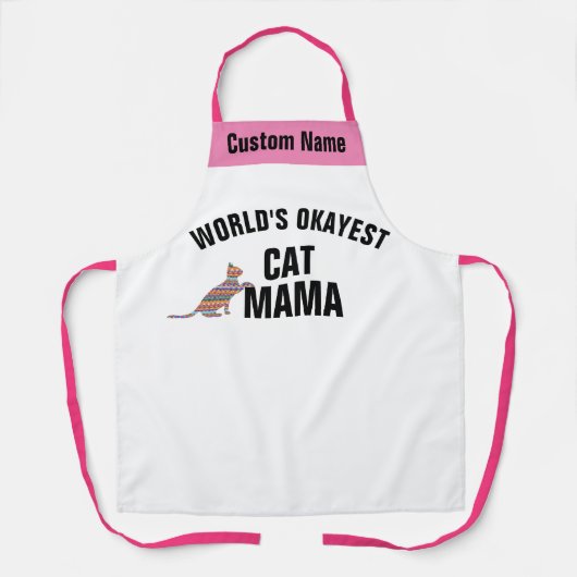 Mama Funny Womens Schürze der coolen Welt - die ri (Vorderseite)