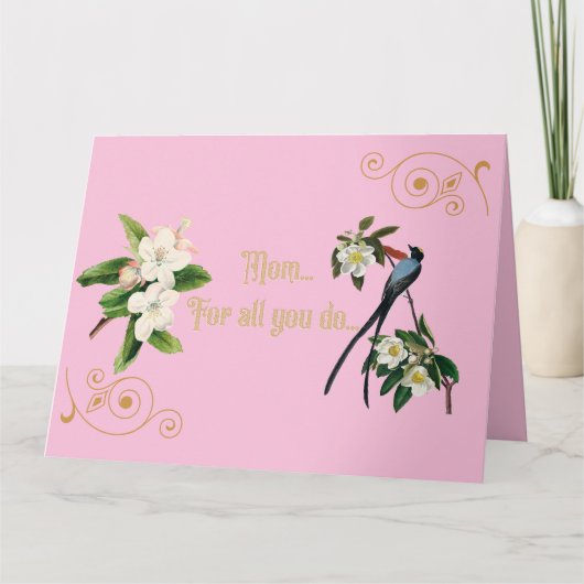 Mama...Für alles, was Sie tun... Karte (Vorderseite)