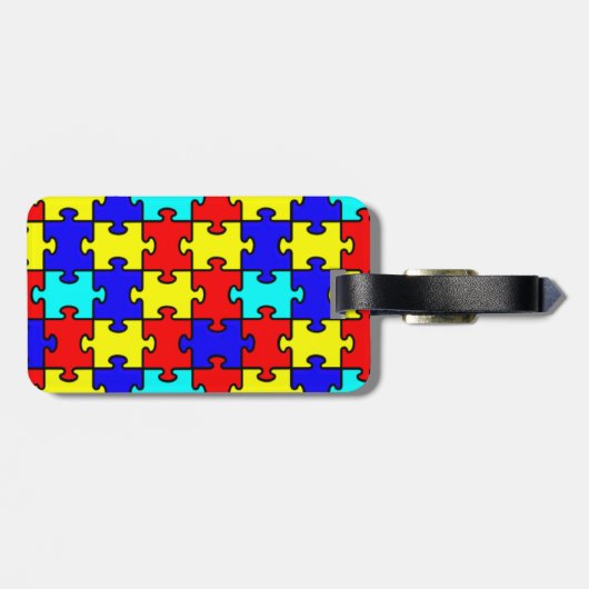 Mama für Autismus Gepäckanhänger (Rückseite horizontal)