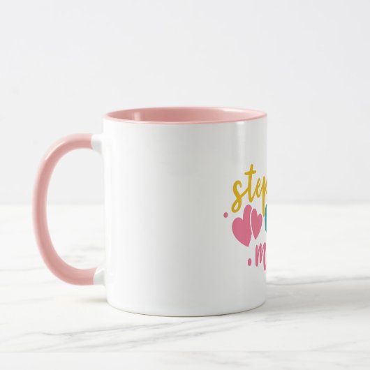 Mama für benutzerdefinierte Schritte Personalisier Tasse (Links)