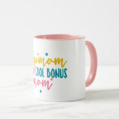 Mama für benutzerdefinierte Schritte Personalisier Tasse (VorderseiteRechts)