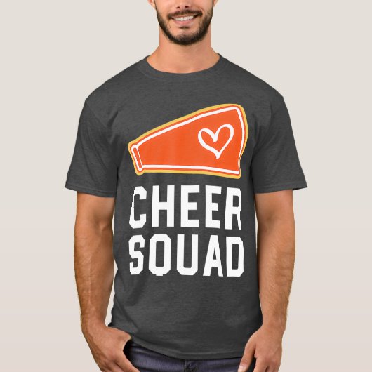 Mama für Cheerleader T-Shirt (Vorderseite)