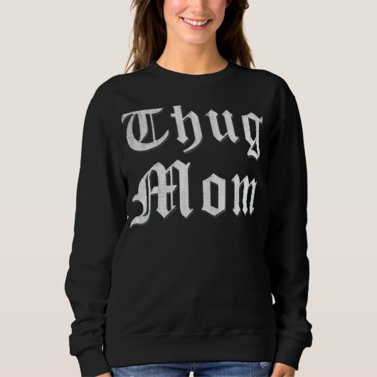 Mama für den Hip Hop Rap der Mutter Sweatshirt (Vorderseite)
