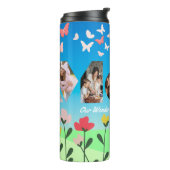 Mama für den individuellen Schmetterling Thermosbecher (Nach links gedreht)