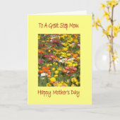 Mama für den Muttertag Karte (Gelbe Blume)