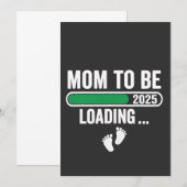 Mama für die Mama Schwangerschaft 2025 Neujahr Dankeskarte (Vorne/Hinten)