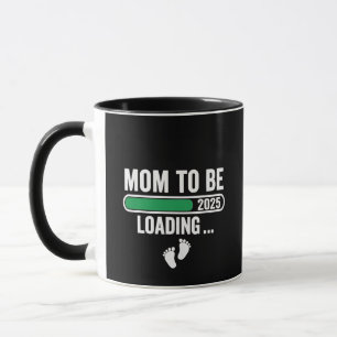 Mama für die Mama Schwangerschaft 2025 Neujahr Tasse