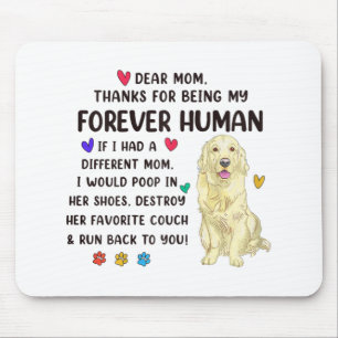 Mama für die menschliche Creme Golden Retriever Mü Mousepad