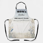 Mama für einfache Wildblumen Schürze (Vorderseite)