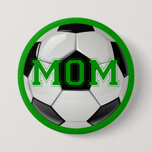 Mama für Fußball Button (Vorderseite)