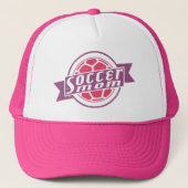 Mama für Fußball-Mesh-Hut Truckerkappe (Vorderseite)